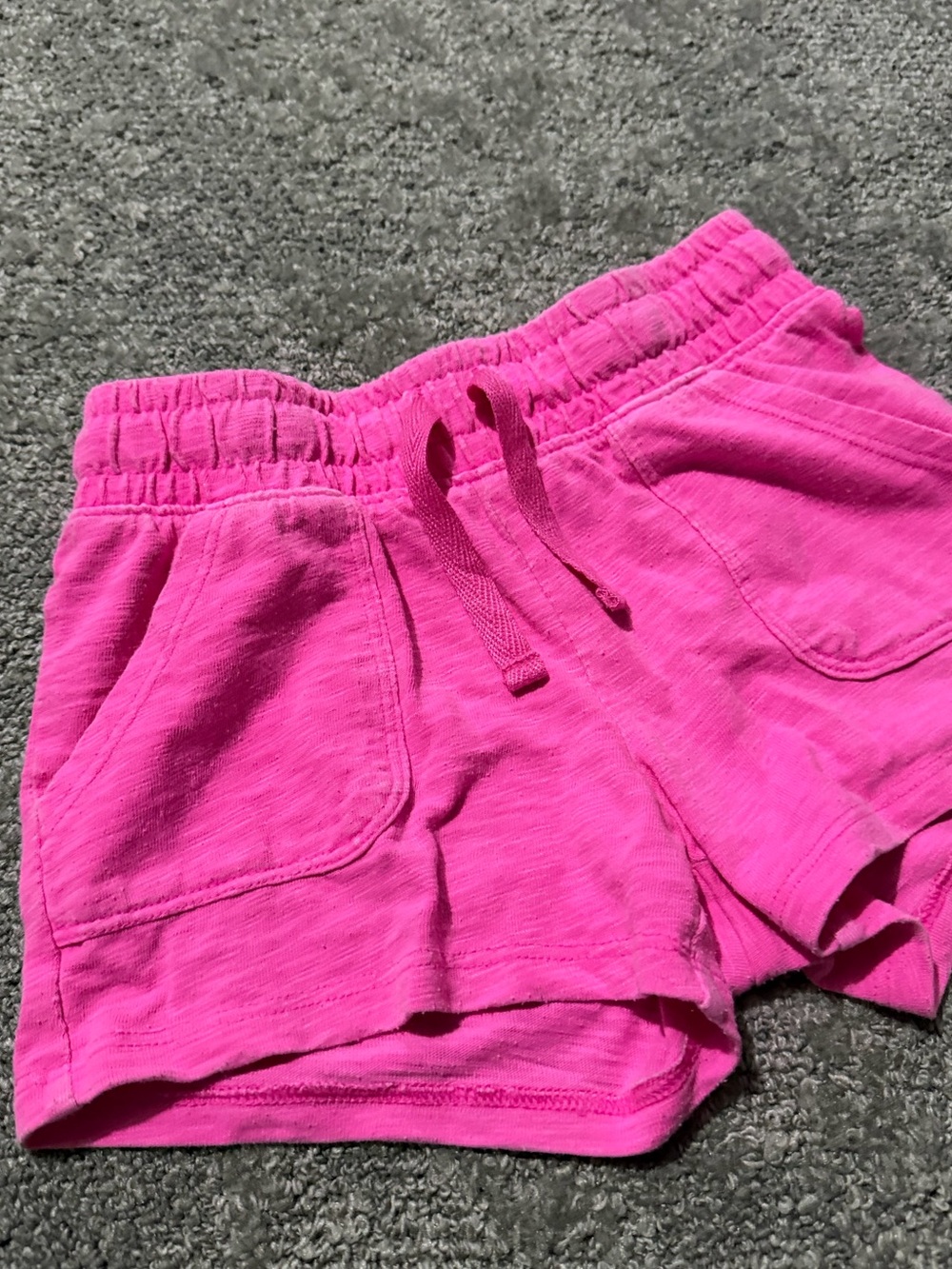 Cat & Jack 4T bright pink lightweight shorts with pockets young girls